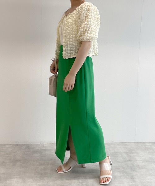 w closet(ダブルクローゼット)の「【2WAY】ポコポコリボンプルオーバー(シャツ/ブラウス・レディース・ブラック/ブラウン/アイボリー/サックスブルー系1・FREE)」の11枚目の写真