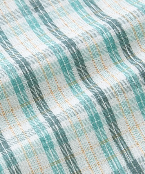 COMME CI COMME CA（コムシコムサ）の「COMME CI COMME CA/コムシコムサ　ルームウェア  綿100％ ファインクレープ　長袖長パンツ　セットアップ（ルームウェア/パジャマ・メンズ・グリーン/ブルー・LARGE/MEDIUM/X-LARGE）」の3枚目の写真