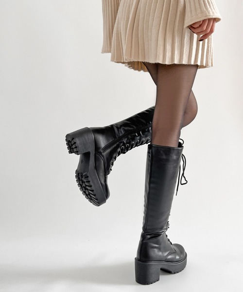 Shoes in Closet（シューズインクローゼット）の「厚底 ヒール レース