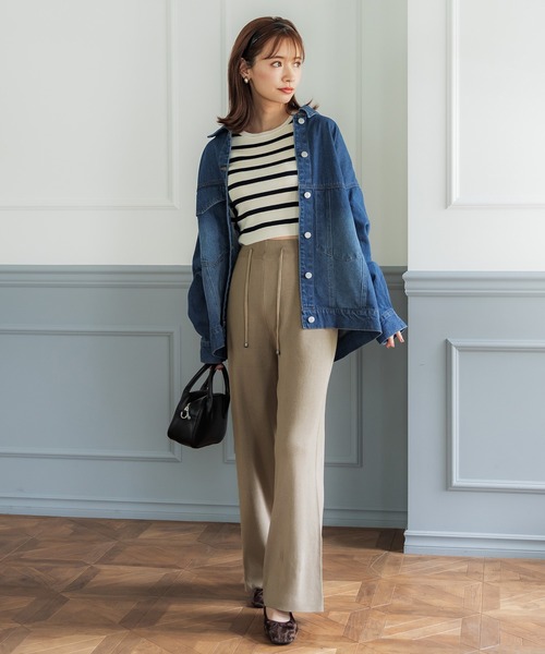 セール】スムースニットストレートパンツ（その他パンツ）｜coca（coca