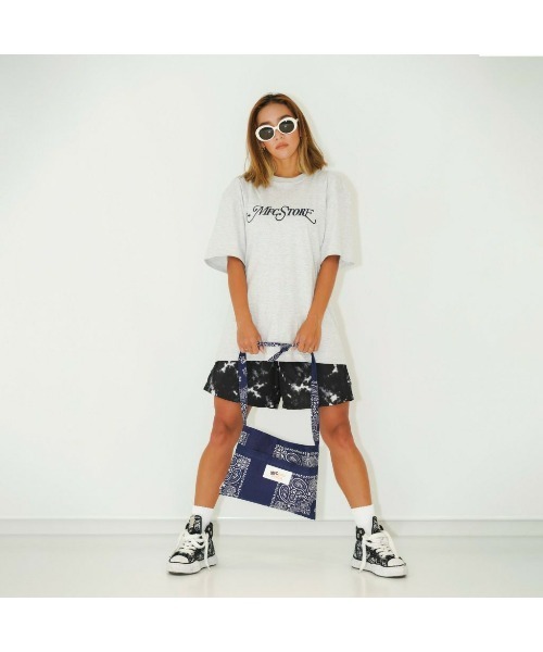 MFC STORE(エムエフシーストア)の「MFC STORE x NEW JACK BOOGIE Fabric by HAV-A-HANK Musette(ショルダーバッグ・メンズ・ネイビー/レッド/カーキ・ONE SIZE)」の6枚目の写真