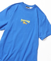 THRASHER×GARFIELD/スラッシャー×ガーフィールド GARFIELD emb. ガーフィールド 半袖Tシャツ