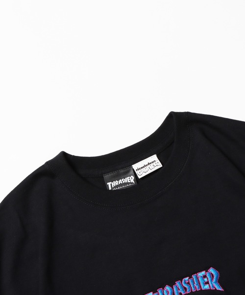 THRASHER(スラッシャー)の「THRASHER×GARFIELD/スラッシャー×ガーフィールド GARFIELD emb. ガーフィールド 半袖Tシャツ(Tシャツ/カットソー・メンズ・ホワイト/ブルー/ブラック・M/XL/L)」の7枚目の写真
