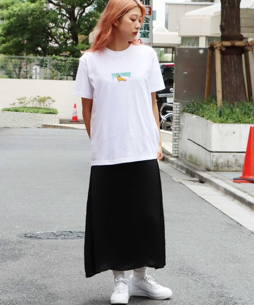 THRASHER(スラッシャー)の「THRASHER×GARFIELD/スラッシャー×ガーフィールド GARFIELD emb. ガーフィールド 半袖Tシャツ(Tシャツ/カットソー・メンズ・ホワイト/ブルー/ブラック・M/XL/L)」の16枚目の写真