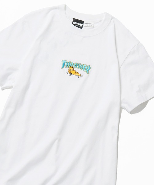 THRASHER(スラッシャー)の「THRASHER×GARFIELD/スラッシャー×ガーフィールド GARFIELD emb. ガーフィールド 半袖Tシャツ(Tシャツ/カットソー・メンズ・ホワイト/ブルー/ブラック・M/XL/L)」の21枚目の写真