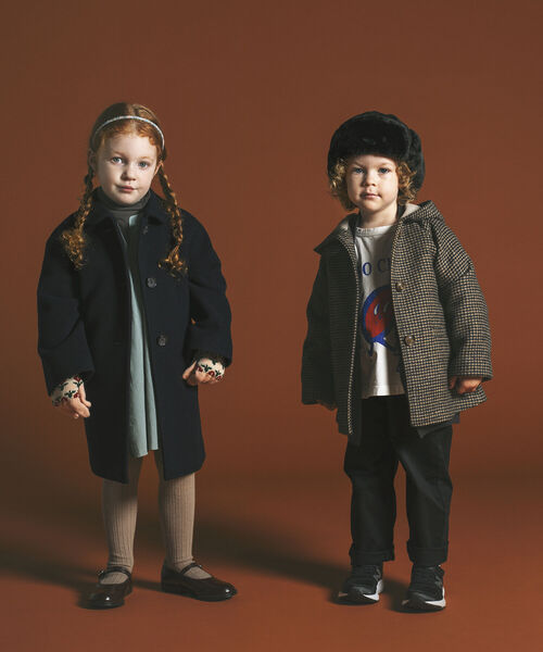 こども ビームス(コドモビームス)の「こども ビームス / ステンカラーコート(110~130cm)(ステンカラーコート・キッズ・ネイビー・110/120/130)」の3枚目の写真