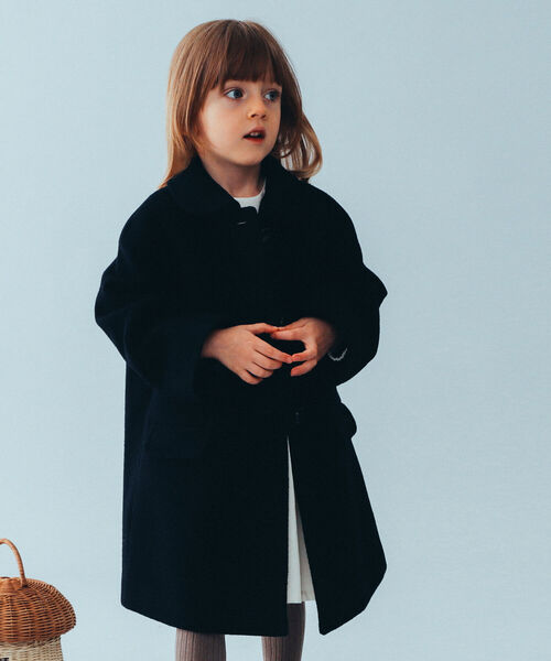こども ビームス(コドモビームス)の「こども ビームス / ステンカラーコート(110~130cm)(ステンカラーコート・キッズ・ネイビー・110/120/130)」の5枚目の写真