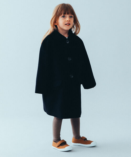 こども ビームス(コドモビームス)の「こども ビームス / ステンカラーコート(110~130cm)(ステンカラーコート・キッズ・ネイビー・110/120/130)」の7枚目の写真