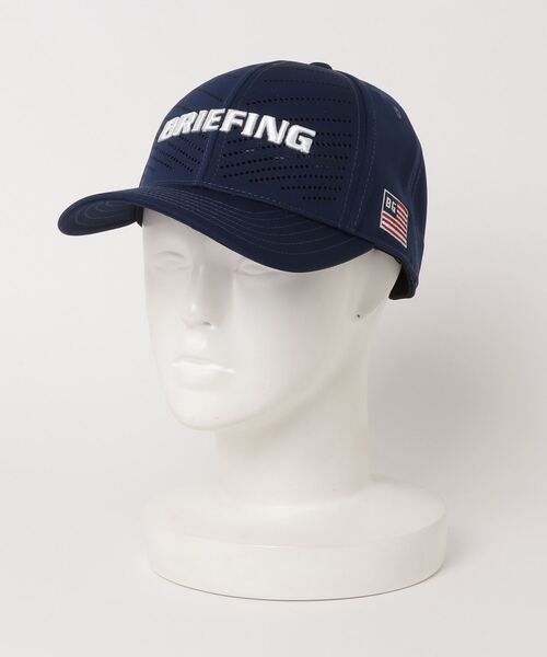 BRIEFING（ブリーフィング）の「MENS PUNCHING MESH CAP（キャップ・メンズ・ホワイト/チャコールグレー/ブラック/ネイビー・FREE）」の4枚目の写真