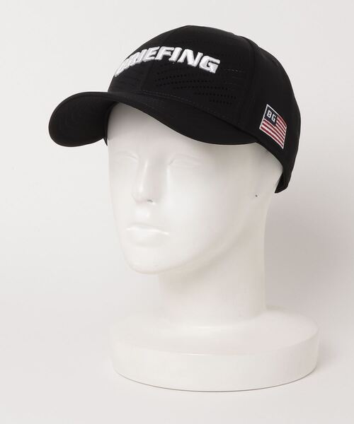 BRIEFING（ブリーフィング）の「MENS PUNCHING MESH CAP（キャップ・メンズ・ホワイト/チャコールグレー/ブラック/ネイビー・FREE）」の3枚目の写真