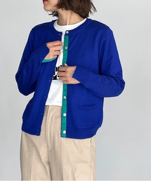 PICCIN | シェルボタンバイカラーカーディガン(カーディガン/ボレロ)