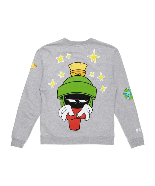BAIT(ベイト)の「BAIT (INC) MARVIN THE MARTIAN STARS CRW 226-MTM-CRW-001(スウェット・メンズ・グレー・LARGE/MEDIUM/X-LARGE/XX-LARGE)」の10枚目の写真