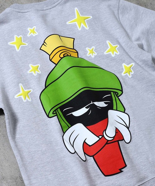 BAIT(ベイト)の「BAIT (INC) MARVIN THE MARTIAN STARS CRW 226-MTM-CRW-001(スウェット・メンズ・グレー・LARGE/MEDIUM/X-LARGE/XX-LARGE)」の7枚目の写真