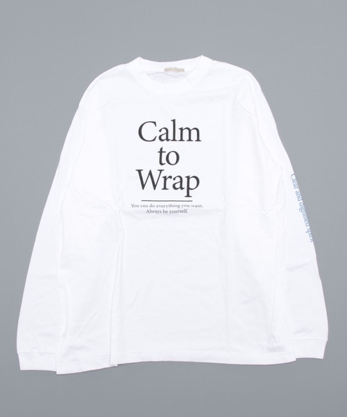 EMMA LIMBER(エマリンバー)の「Calm Long Sleeve T-shirt(カームスリーブロングTシャツ)(Tシャツ/カットソー・レディース・オフホワイト/ブラウン・FREE)」の17枚目の写真