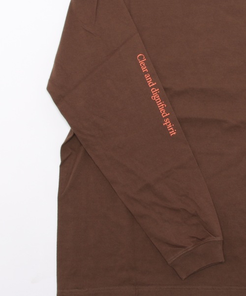 EMMA LIMBER(エマリンバー)の「Calm Long Sleeve T-shirt(カームスリーブロングTシャツ)(Tシャツ/カットソー・レディース・オフホワイト/ブラウン・FREE)」の19枚目の写真