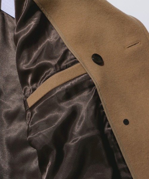 FIDELITY（フィデリティ）の「LOOSE 8B P-COAT / ルーズ 8B ピーコート（ピーコート・メンズ・オレンジ系その他/ベージュ/ブラック/カーキ・MEDIUM/LARGE/X-LARGE）」の10枚目の写真