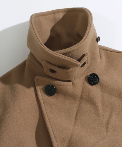 FIDELITY（フィデリティ）の「LOOSE 8B P-COAT / ルーズ 8B ピーコート（ピーコート・メンズ・オレンジ系その他/ベージュ/ブラック/カーキ・MEDIUM/LARGE/X-LARGE）」の5枚目の写真