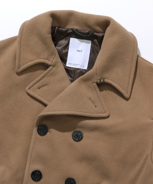 FIDELITY（フィデリティ）の「LOOSE 8B P-COAT / ルーズ 8B ピーコート（ピーコート・メンズ・オレンジ系その他/ベージュ/ブラック/カーキ・MEDIUM/LARGE/X-LARGE）」の9枚目の写真