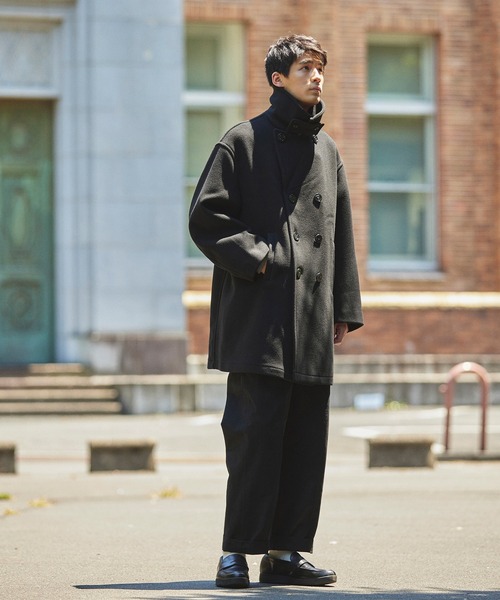 FIDELITY（フィデリティ）の「LOOSE 8B P-COAT / ルーズ 8B ピーコート（ピーコート・メンズ・オレンジ系その他/ベージュ/ブラック/カーキ・MEDIUM/LARGE/X-LARGE）」の11枚目の写真