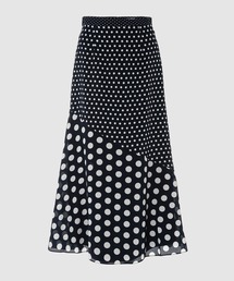 GRACIE SKIRT POLKA DOT CDC NAVY / WHITE