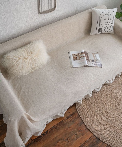 引取希望　アンティークラタン製花柄カバー付きソファ 引取希望 アンティークラタン製花柄カバー付きソファ 花柄 ソファ」の