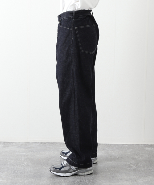 パンツ 24SS blurhms Belted Trousers blurhms/ブラームス】Brushed Twill Belted Trousers
