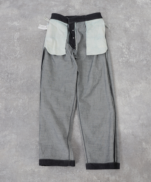 blurhms / ブラームス】12.9oz Denim Long Belted Pants（デニム