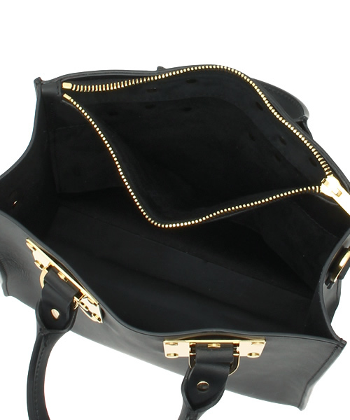 Sophie Hulme（ソフィーヒュルム）の「SOPHIE HULME 『ALBION』スクエアミニトートバッグ（トートバッグ・レディース・ブラック/ブルー/ライトブラウン/ワイン・FREE）」の8枚目の写真