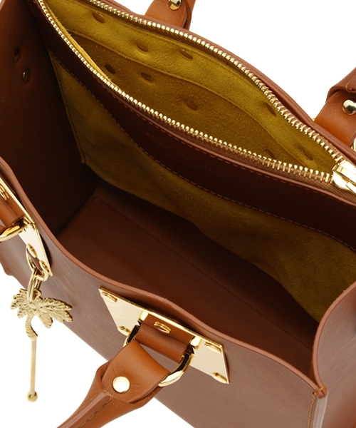 Sophie Hulme（ソフィーヒュルム）の「SOPHIE HULME 『ALBION』スクエアミニトートバッグ（トートバッグ・レディース・ブラック/ブルー/ライトブラウン/ワイン・FREE）」の20枚目の写真