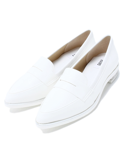 LE TALON（ルタロン）の「◆Le Talon GRISE◆  ◇クリアヒールローファー（その他シューズ・レディース・ホワイト/ブラック・37/36/37.5/36.5/35.5/38）」の2枚目の写真