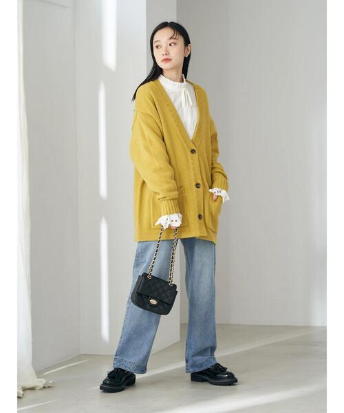 earth music&ecology（アースミュージックアンドエコロジー）の「袖レースショートシャツブラウス（シャツ/ブラウス・レディース・ブラック/ベージュ/オフホワイト・FREE）」の11枚目の写真