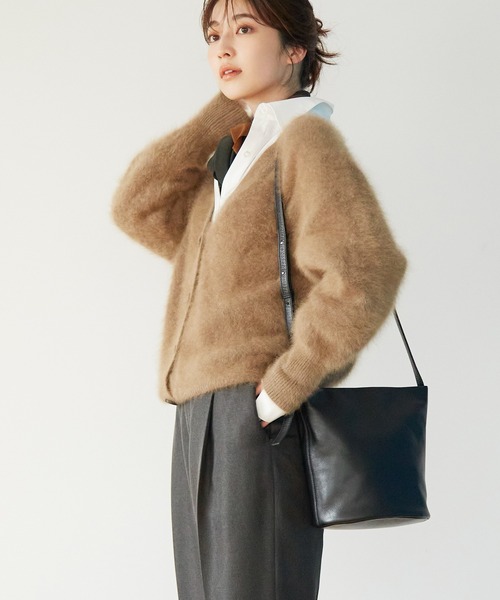 TOPKAPI(トプカピ)の「【TREASURE TOPKAPI】 レザー バケツ ショルダー バッグ(ショルダーバッグ・レディース・グレイッシュベージュ/ブラック・FREE)」の20枚目の写真