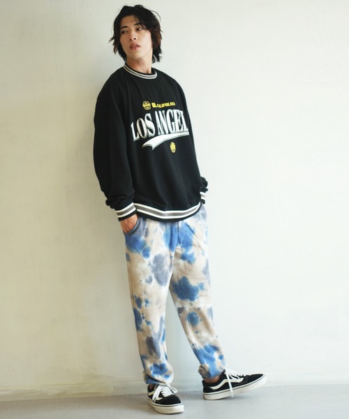 LONSDALE（ロンズデール）の「LONSDALE タイダイ柄 スウェットパンツ（スウェットパンツ・メンズ・ベージュ/チャコール・LL/M/L）」の16枚目の写真