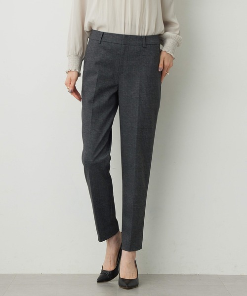 セール】【アルファブリック】ストレッチテーパードパンツ