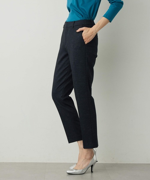 セール】【アルファブリック】ストレッチテーパードパンツ