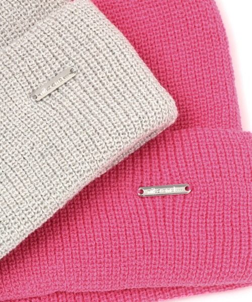 niko and...(ニコアンド)の「オリジナルカラーリブニットワッチ(ニットキャップ/ビーニー・レディース・ブラック/グレー/サックスブルー/ピンク/マスタード・FREE)」の9枚目の写真