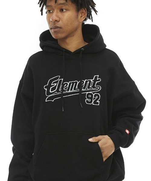 ELEMENT（エレメント）の「ELEMENT メンズ MOOKIE92 HOOD パーカー 【2022年秋冬モデル】/エレメントプルオーバーパーカー（パーカー・メンズ・ブラック/ダークグリーン/ベージュ・MEDIUM/LARGE/X-LARGE）」の7枚目の写真