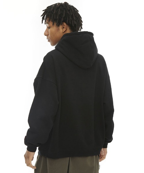 ELEMENT（エレメント）の「ELEMENT メンズ MOOKIE92 HOOD パーカー 【2022年秋冬モデル】/エレメントプルオーバーパーカー（パーカー・メンズ・ブラック/ダークグリーン/ベージュ・MEDIUM/LARGE/X-LARGE）」の9枚目の写真