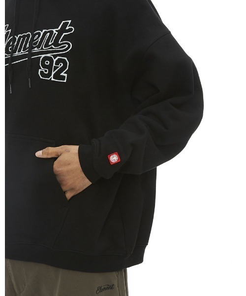 ELEMENT（エレメント）の「ELEMENT メンズ MOOKIE92 HOOD パーカー 【2022年秋冬モデル】/エレメントプルオーバーパーカー（パーカー・メンズ・ブラック/ダークグリーン/ベージュ・MEDIUM/LARGE/X-LARGE）」の11枚目の写真