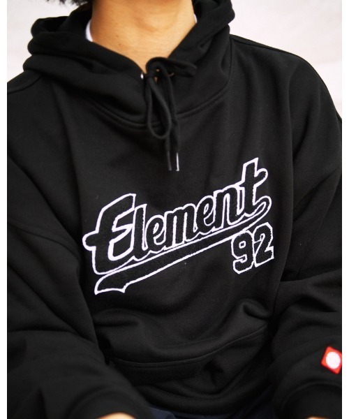 ELEMENT（エレメント）の「ELEMENT メンズ MOOKIE92 HOOD パーカー 【2022年秋冬モデル】/エレメントプルオーバーパーカー（パーカー・メンズ・ブラック/ダークグリーン/ベージュ・MEDIUM/LARGE/X-LARGE）」の5枚目の写真