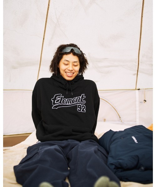 ELEMENT（エレメント）の「ELEMENT メンズ MOOKIE92 HOOD パーカー 【2022年秋冬モデル】/エレメントプルオーバーパーカー（パーカー・メンズ・ブラック/ダークグリーン/ベージュ・MEDIUM/LARGE/X-LARGE）」の6枚目の写真
