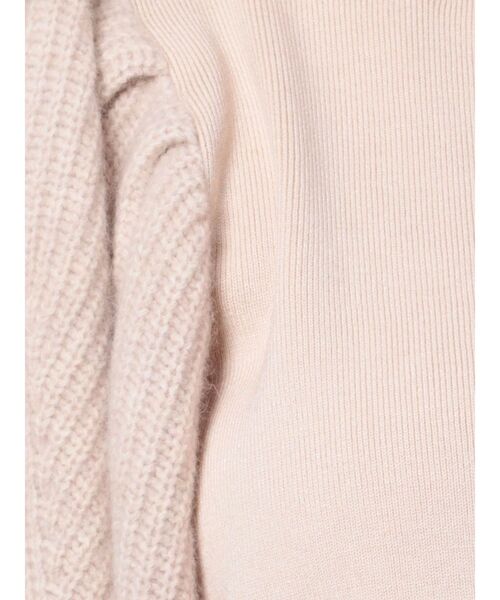 LAGUNAMOON（ラグナムーン）の「ラクーンボリュームスリーブニットプルオーバー（ニット/セーター・レディース・アイボリー/チャコールグレー/ラベンダー・FREE）」の13枚目の写真