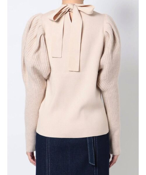 LAGUNAMOON（ラグナムーン）の「ラクーンボリュームスリーブニットプルオーバー（ニット/セーター・レディース・アイボリー/チャコールグレー/ラベンダー・FREE）」の19枚目の写真