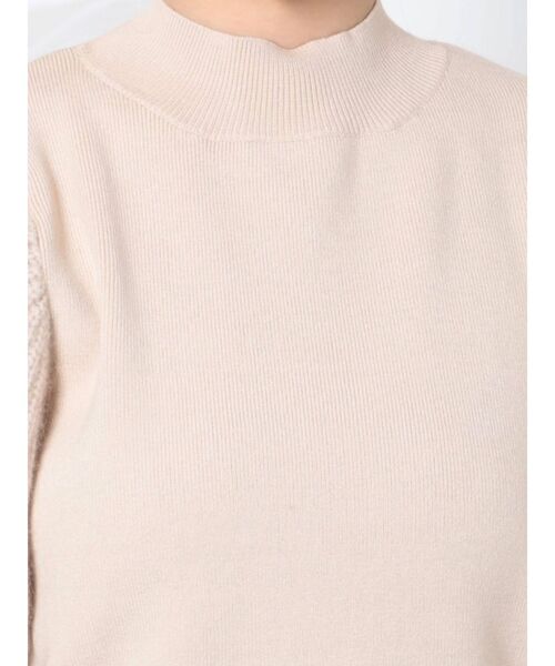 LAGUNAMOON（ラグナムーン）の「ラクーンボリュームスリーブニットプルオーバー（ニット/セーター・レディース・アイボリー/チャコールグレー/ラベンダー・FREE）」の20枚目の写真