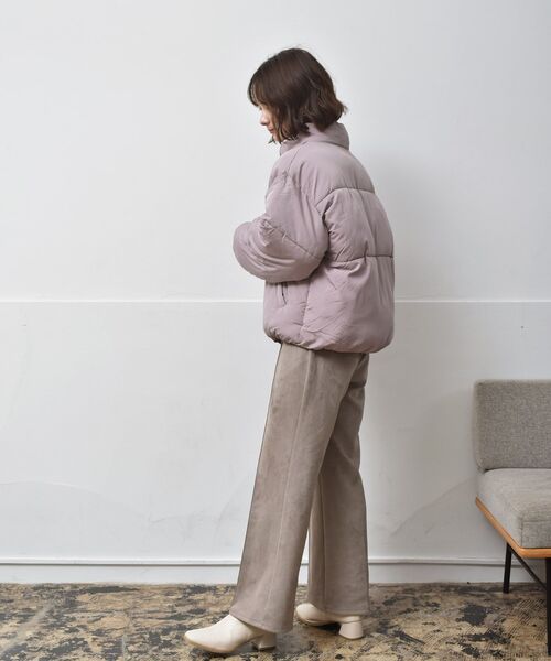 RETRO GIRL（レトロガール）の「2WAYファイバーダウン（ダウンジャケット/コート・レディース・ブラウン/ブルー/ナチュラル/ブラック・FREE）」の10枚目の写真