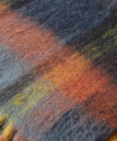 coen（コーエン）の「ボリュームチェックマフラー（マフラー・レディース・オレンジ/ピンク/ネイビー・FREE）」の19枚目の写真