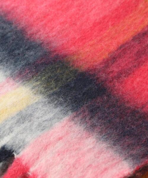 coen（コーエン）の「ボリュームチェックマフラー（マフラー・レディース・オレンジ/ピンク/ネイビー・FREE）」の18枚目の写真