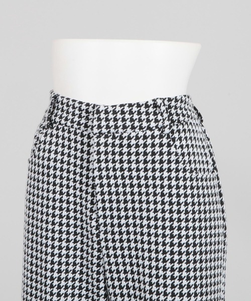 Julia Boutique(ジュリアブティック)の「千鳥格子柄ハイウエストストレートパンツ/22552(その他パンツ・レディース・ベージュ/ブラック・ONE)」の14枚目の写真