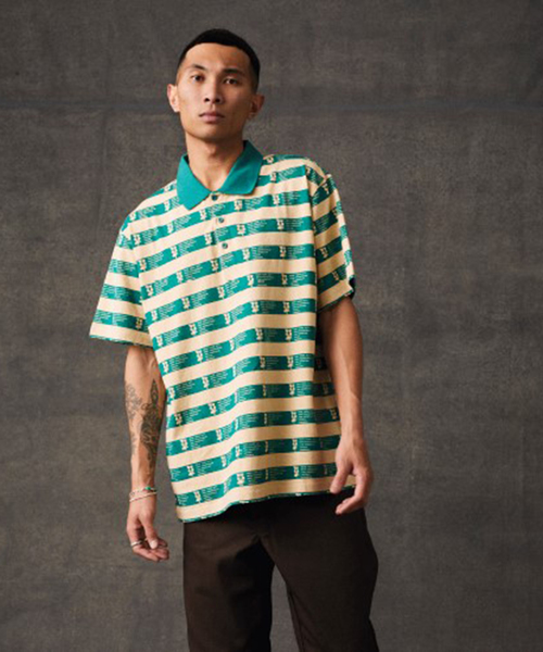 【セール】【HUF / ハフ】 CARTWRIGHT PRINTED SHIRT：ポロシャツ（ポロシャツ）｜HUF（ハフ）