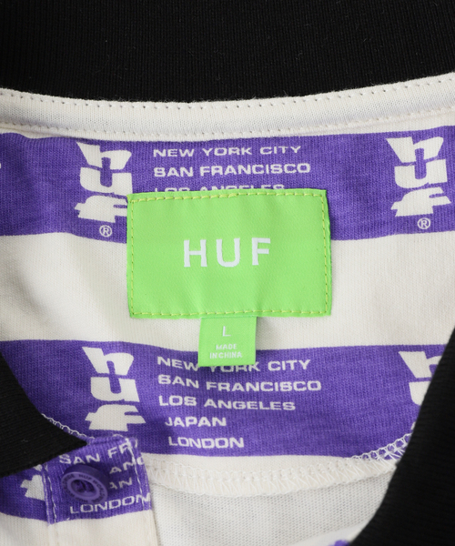 【セール】【HUF / ハフ】 CARTWRIGHT PRINTED SHIRT：ポロシャツ（ポロシャツ）｜HUF（ハフ）